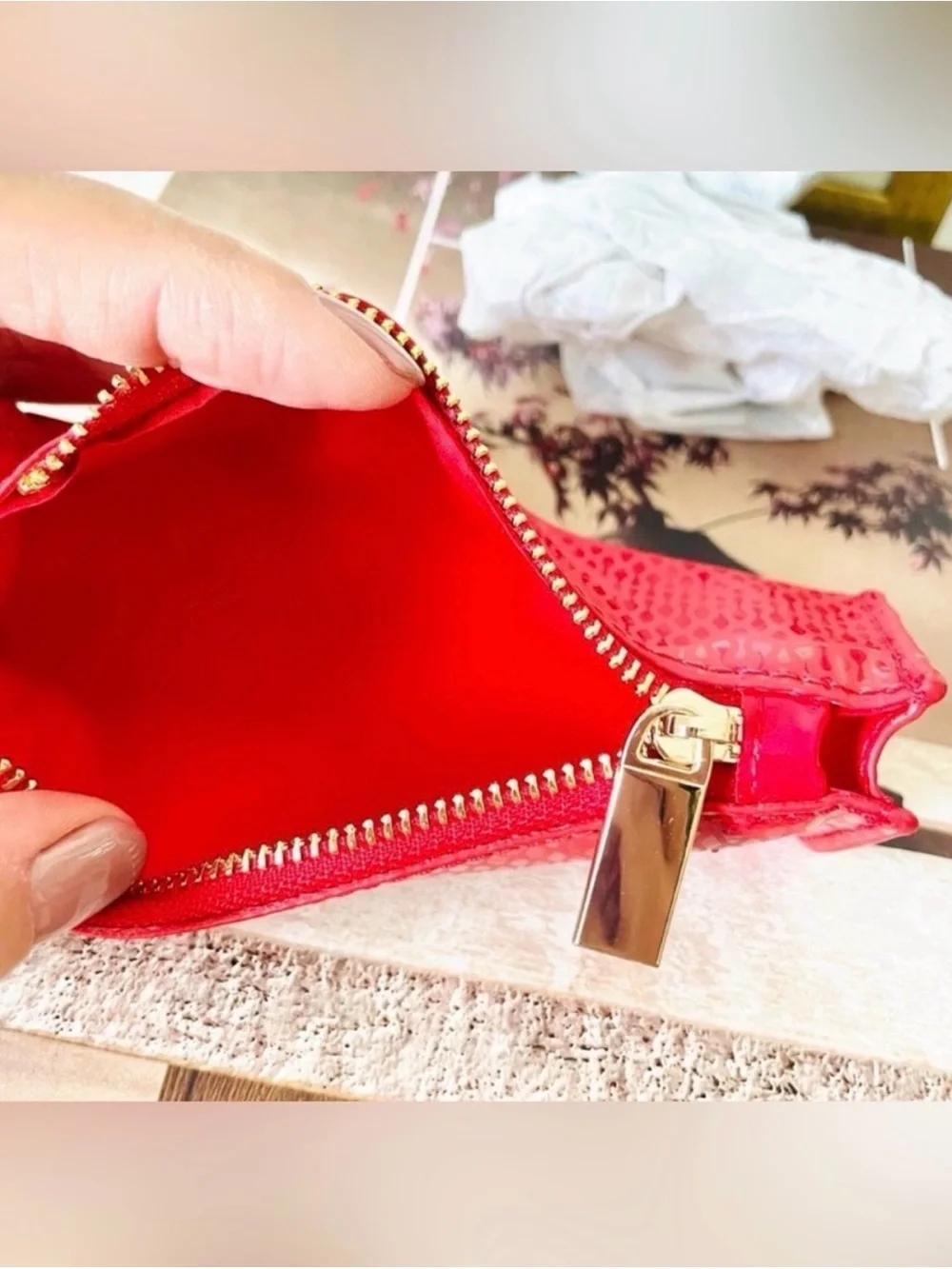 Christian Louboutin Zip Lipstick Pouch